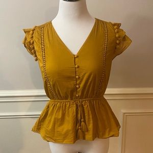 J Crew Point Sur Blouse